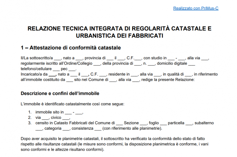 CERTIFICATO CONFORMITA URBANISTICA ROMA